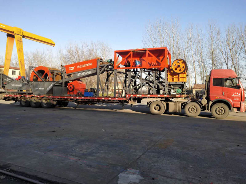 移動洗砂機設備 移動洗砂機設備